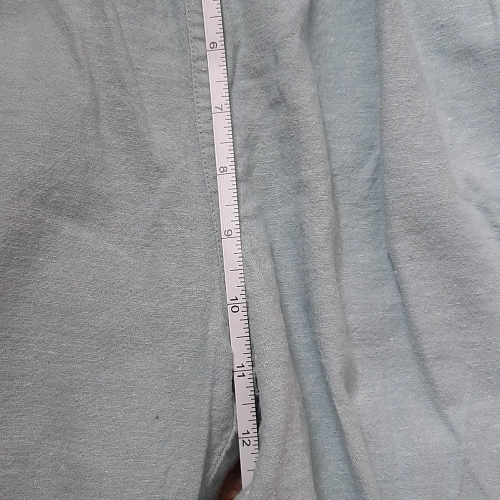 PATAGONIA GREEN-BLUE WOMEN'S ISLAND HEMP BEACH PANTS (M) - Picture 7 of 10